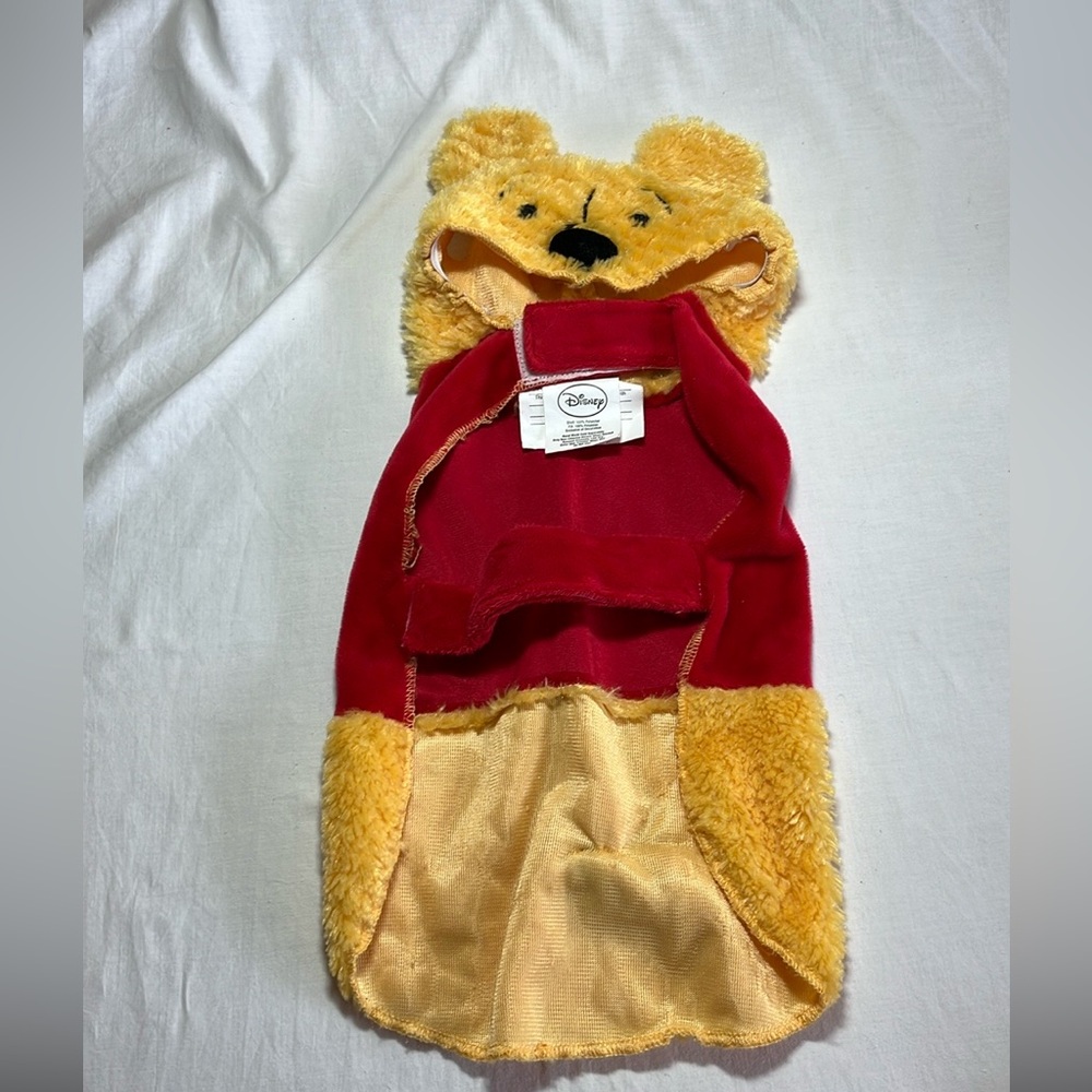 Winnie the Pooh dog costume (see measurements for size) possibly size medium
